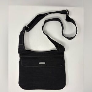 Baggallini Black Nylon Crossbody Travel Bag